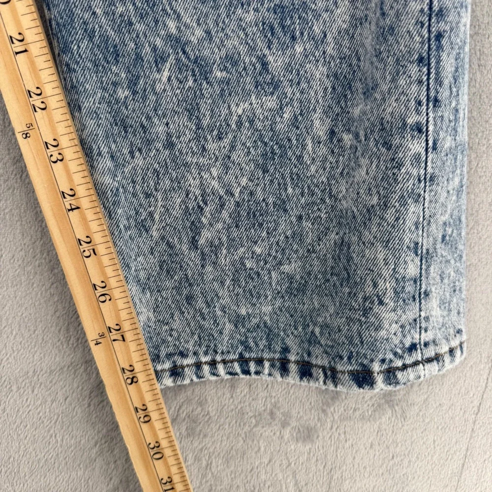 Vintage Levis 501 Acid Wash Jeans Mens 34x30 Made in USA Button Fly Blue Denim